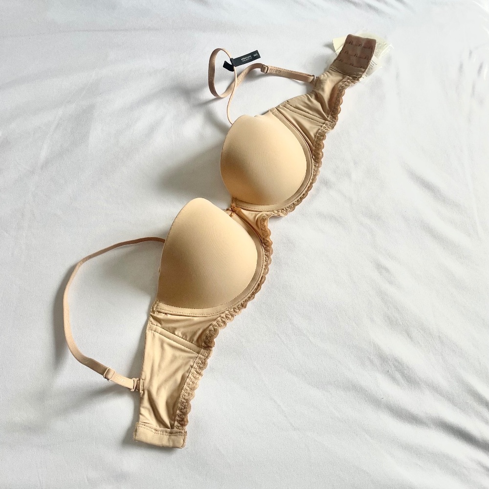 NWT - 30D Aerie Nude Strapless/Convertible Bra